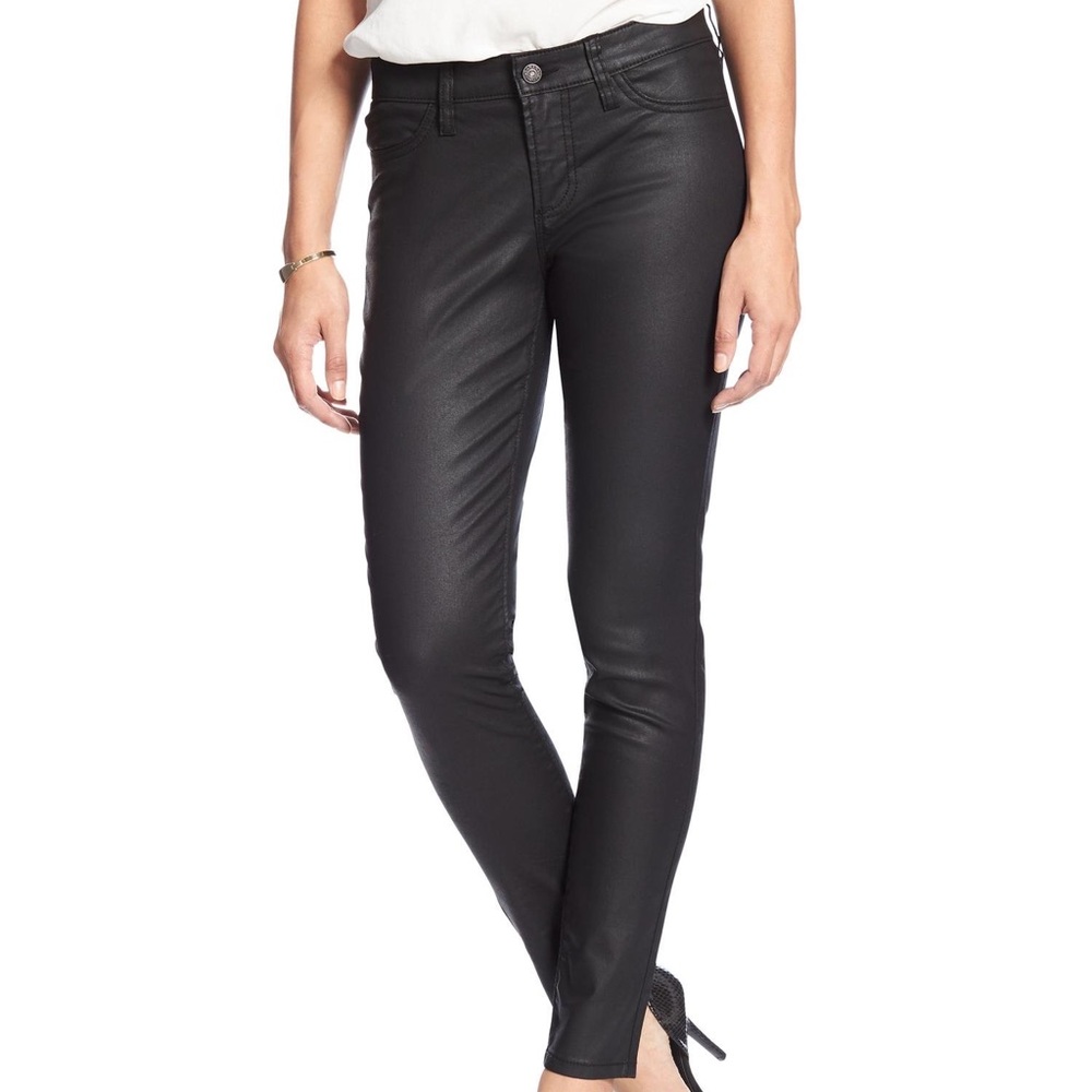 EUC Banana Republic Coated Legging Jeans